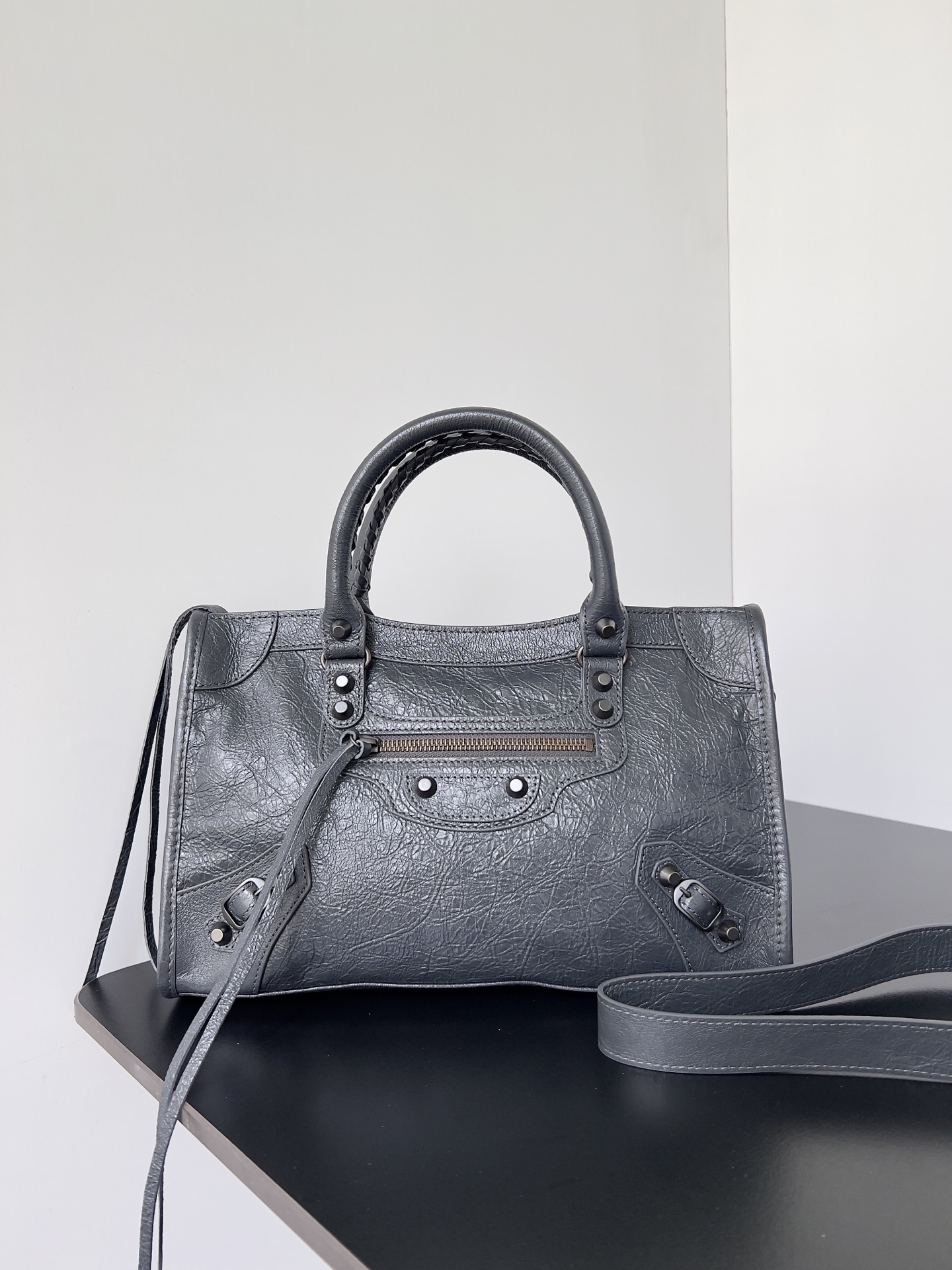 Balenciaga Le City Bag Small in Volcanic Rock | Balenciaga US