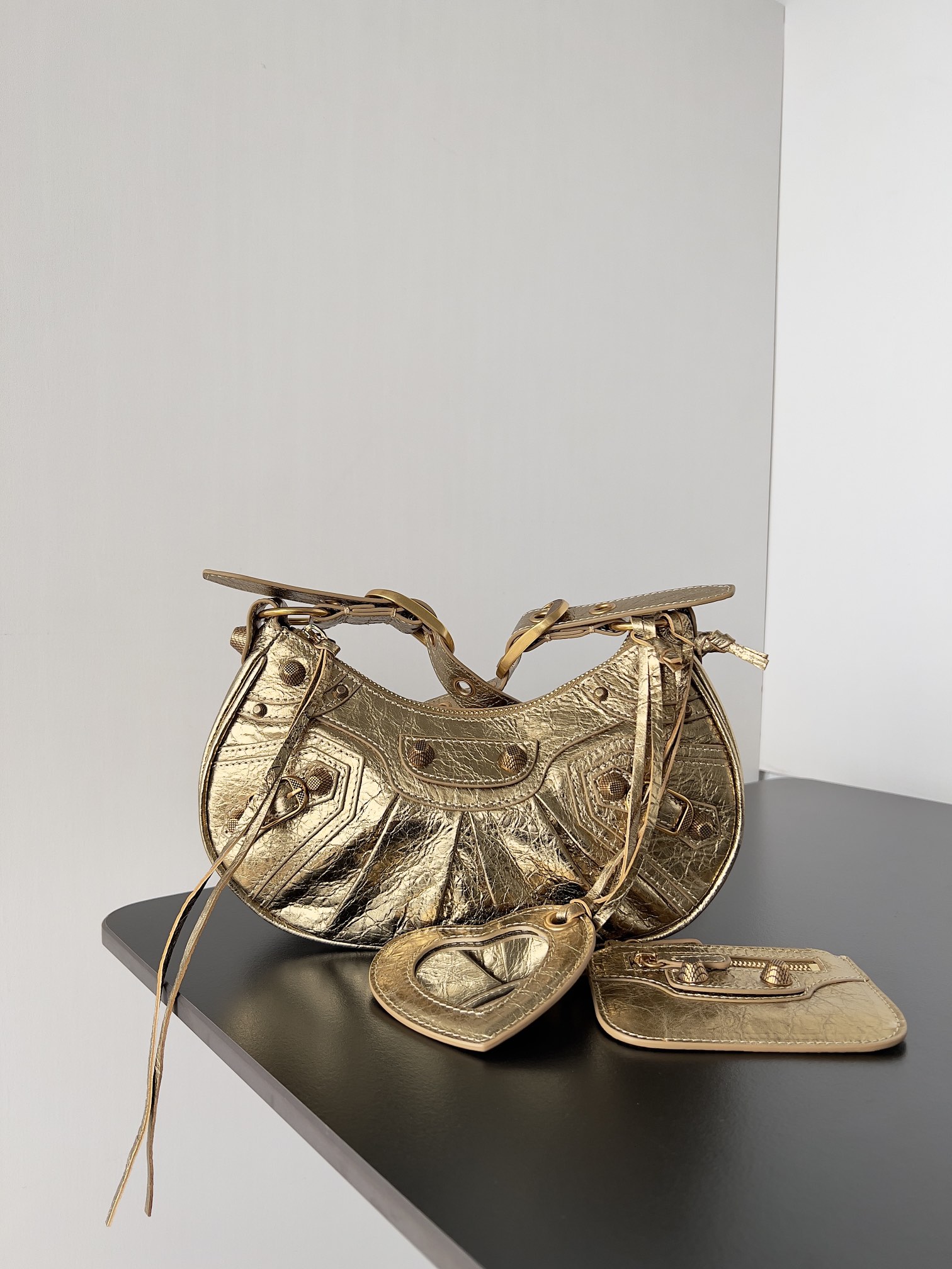 Balenciaga Le Cagole XS Shoulder Bag – Gold Shoulder