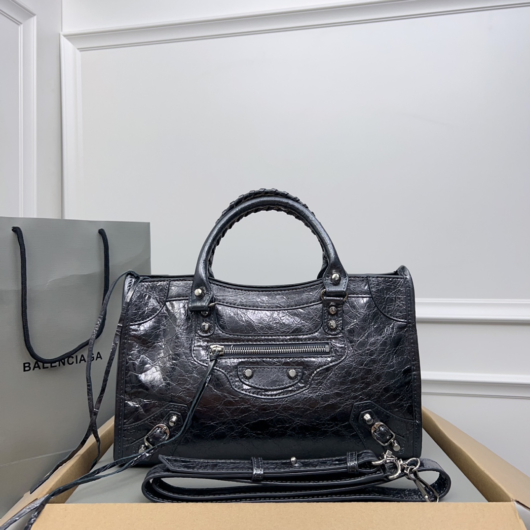 Balenciaga Le City Bag Small in Volcanic Rock | Balenciaga US