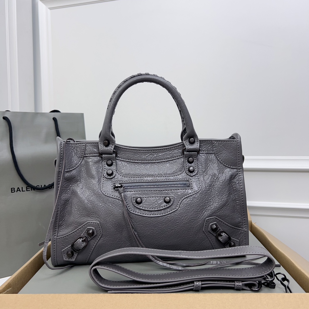 Balenciaga Le City Bag Small in Volcanic Rock | Balenciaga US