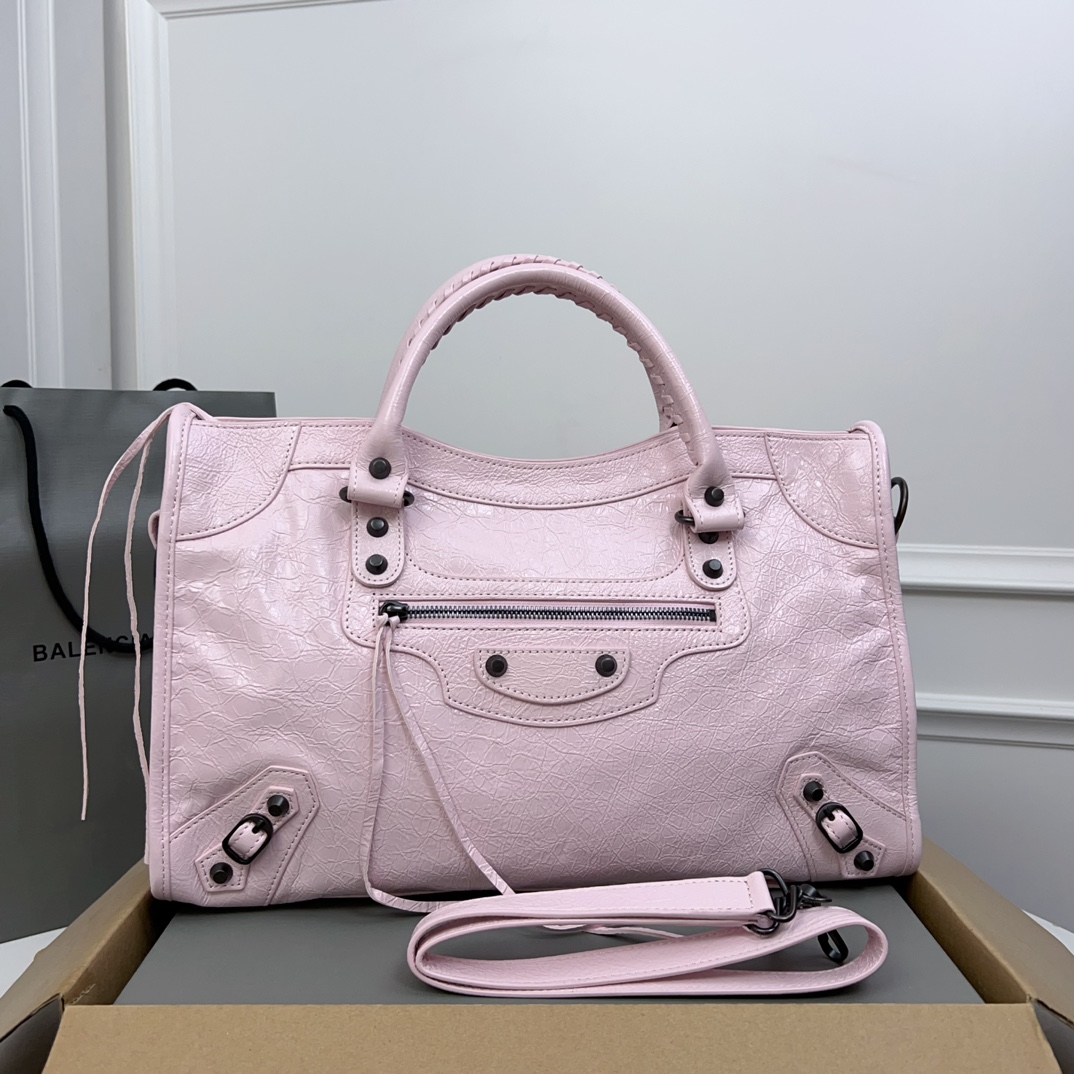 Balenciaga Small Le City Leather Satchel