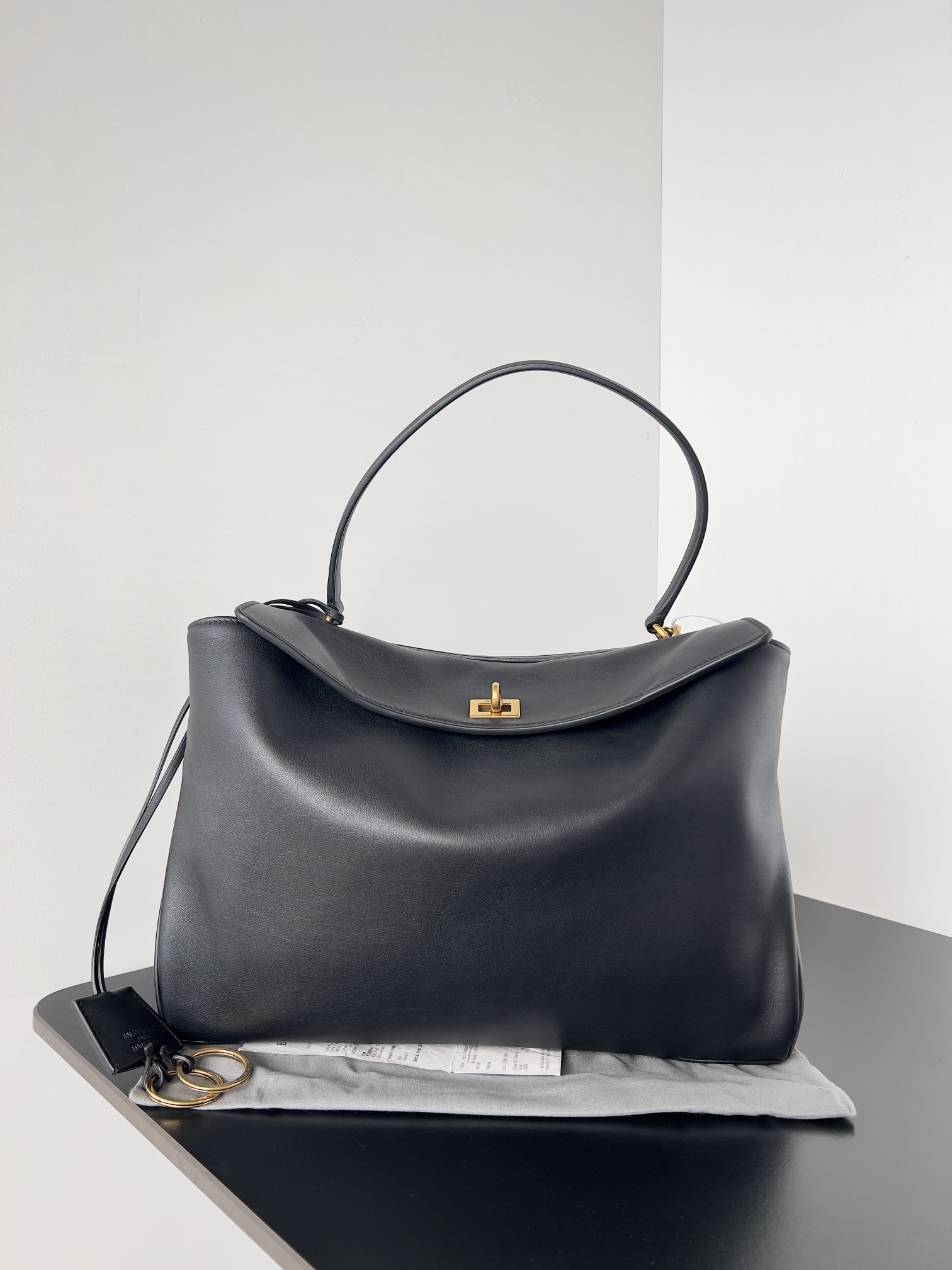 Balenciaga Large Rodeo Leather Shoulder Bag
