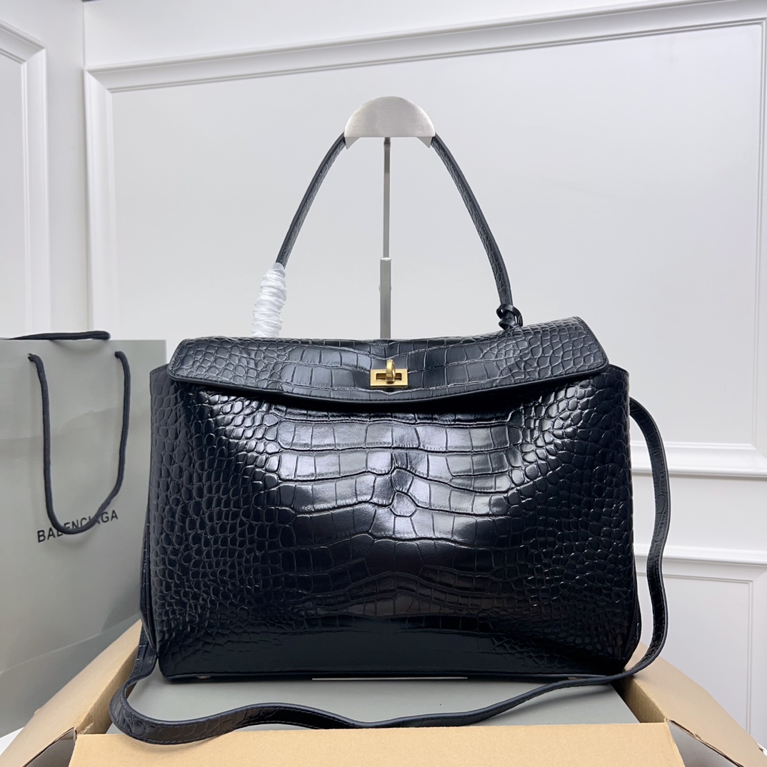 Balenciaga Rodeo Tote Bag | Black |