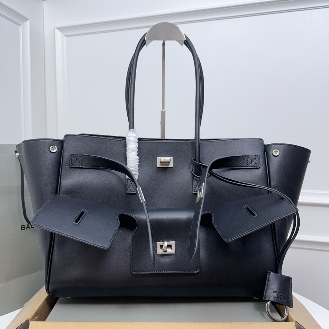 Balenciaga Medium Bel Air Tote Bag | Black |