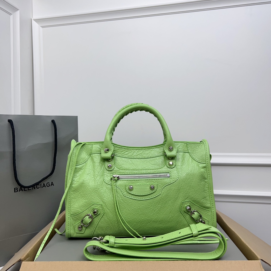 Balenciaga Women’s Le City Bag Small in Green | Balenciaga NL