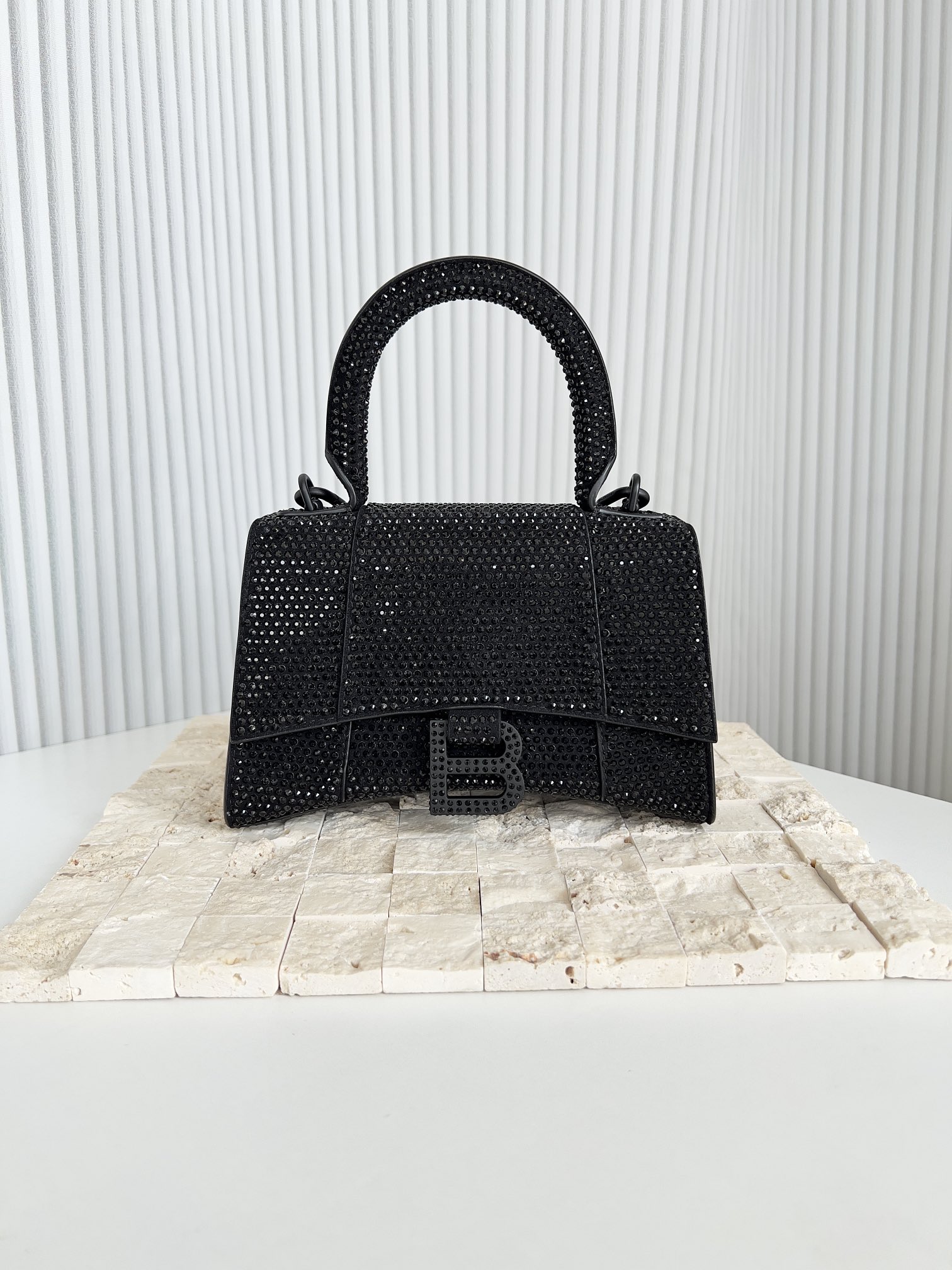 Balenciaga Pre-Owned 2008 XS Rhinestone Hourglass Satchel |
