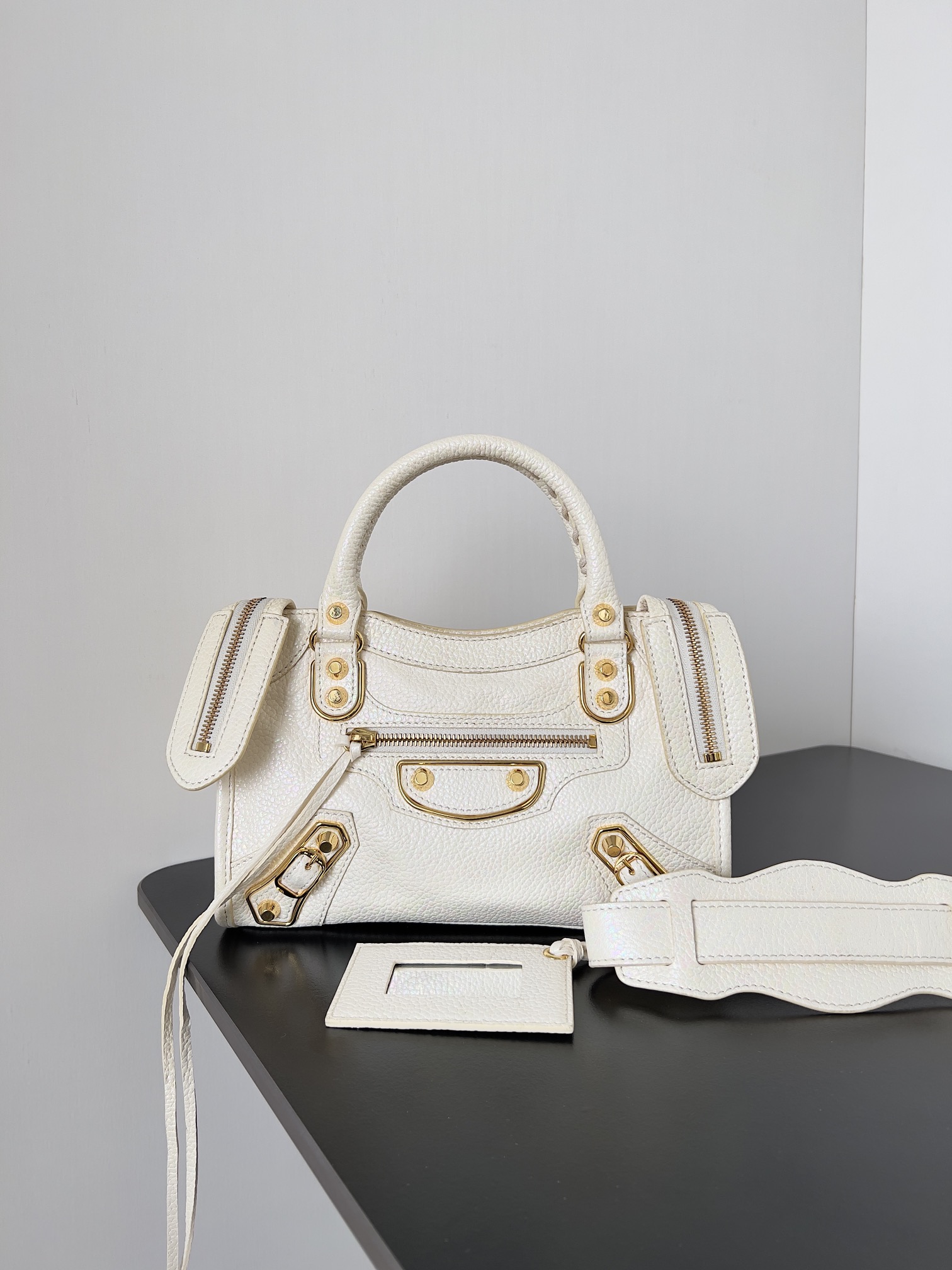Balenciaga Metallic Edge Motocross Classic Nano City