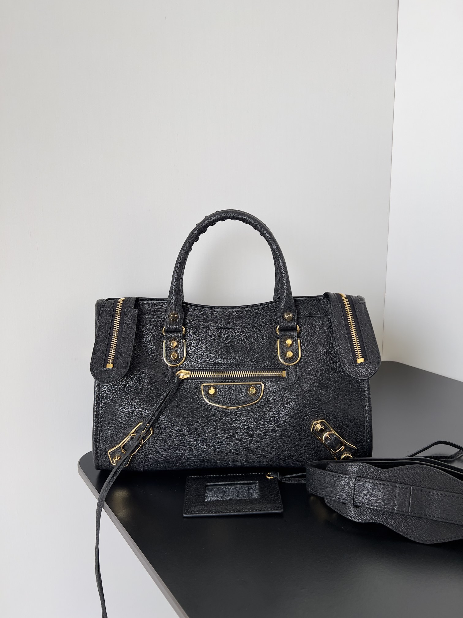 Balenciaga Metal Edge City Tote and Shoulder Bag 505984