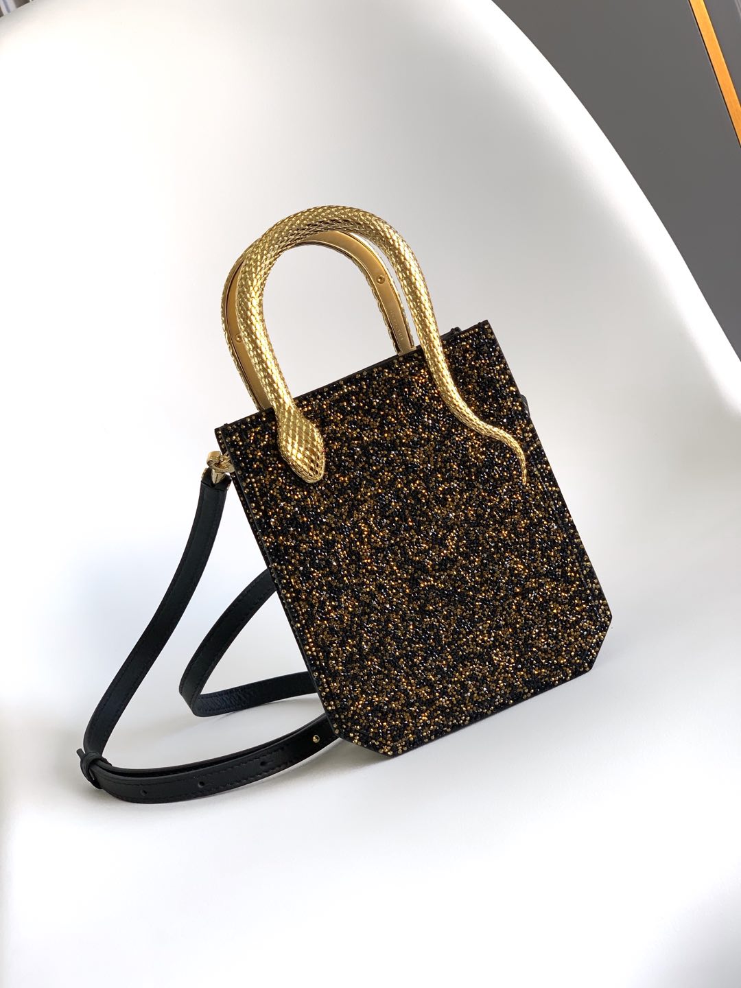 BVLGARI – Serpenti suede tote bag | Burberry 00069