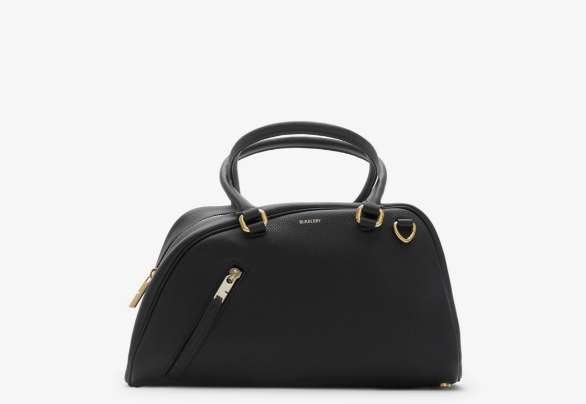 Burberry Black Small Shield Twin Bowling Bag Burberry Burberry 00069