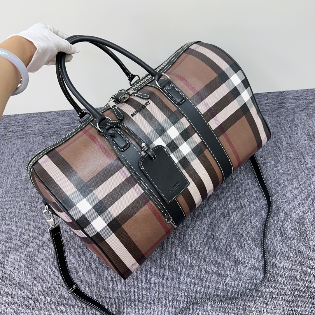 Burberry Leather Weekender Bag – Brown Luggage and Travel, Handbags – BUR4450