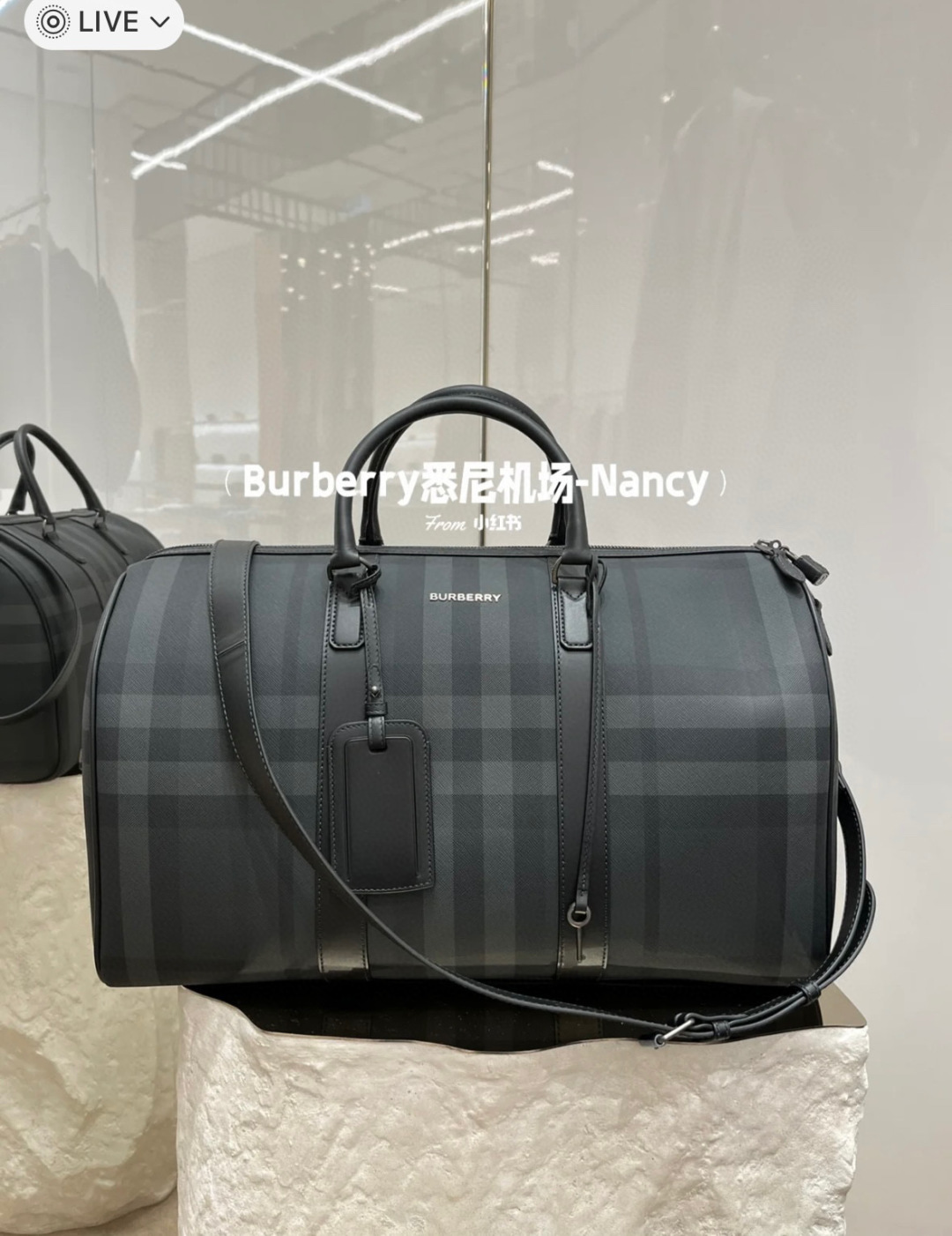 Burberry Boston Check Tote Bag 127067292 | eBay