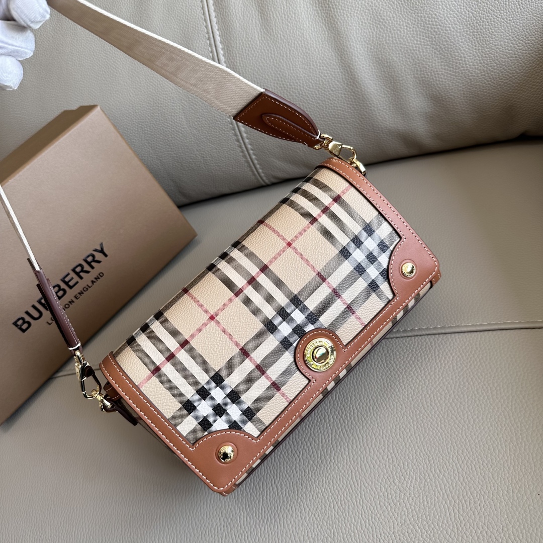 Burberry Nova Check Shoulder Bag on SALE