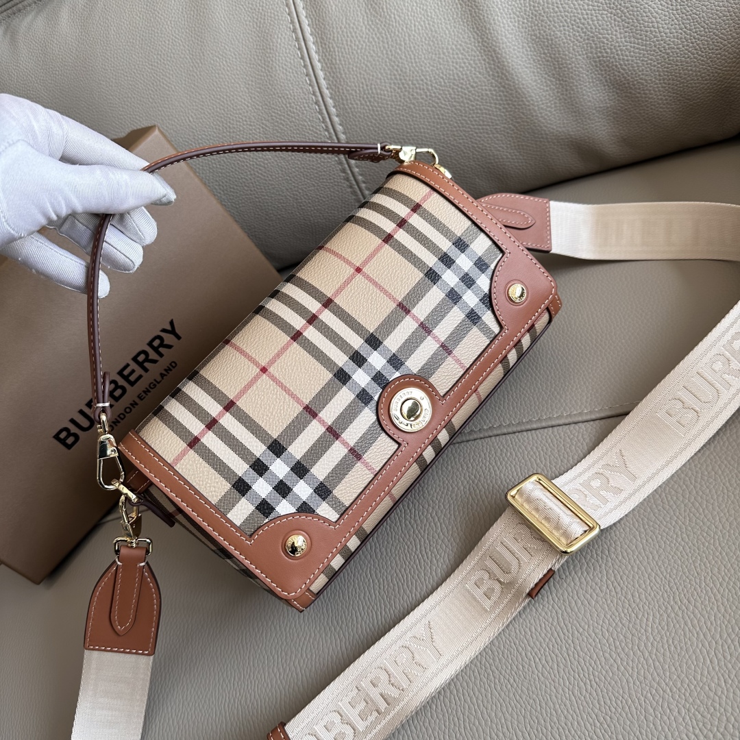 Burberry Top Handle Note Bag ‘Briar Brown’ – 8092048 | BURBERRY  00289