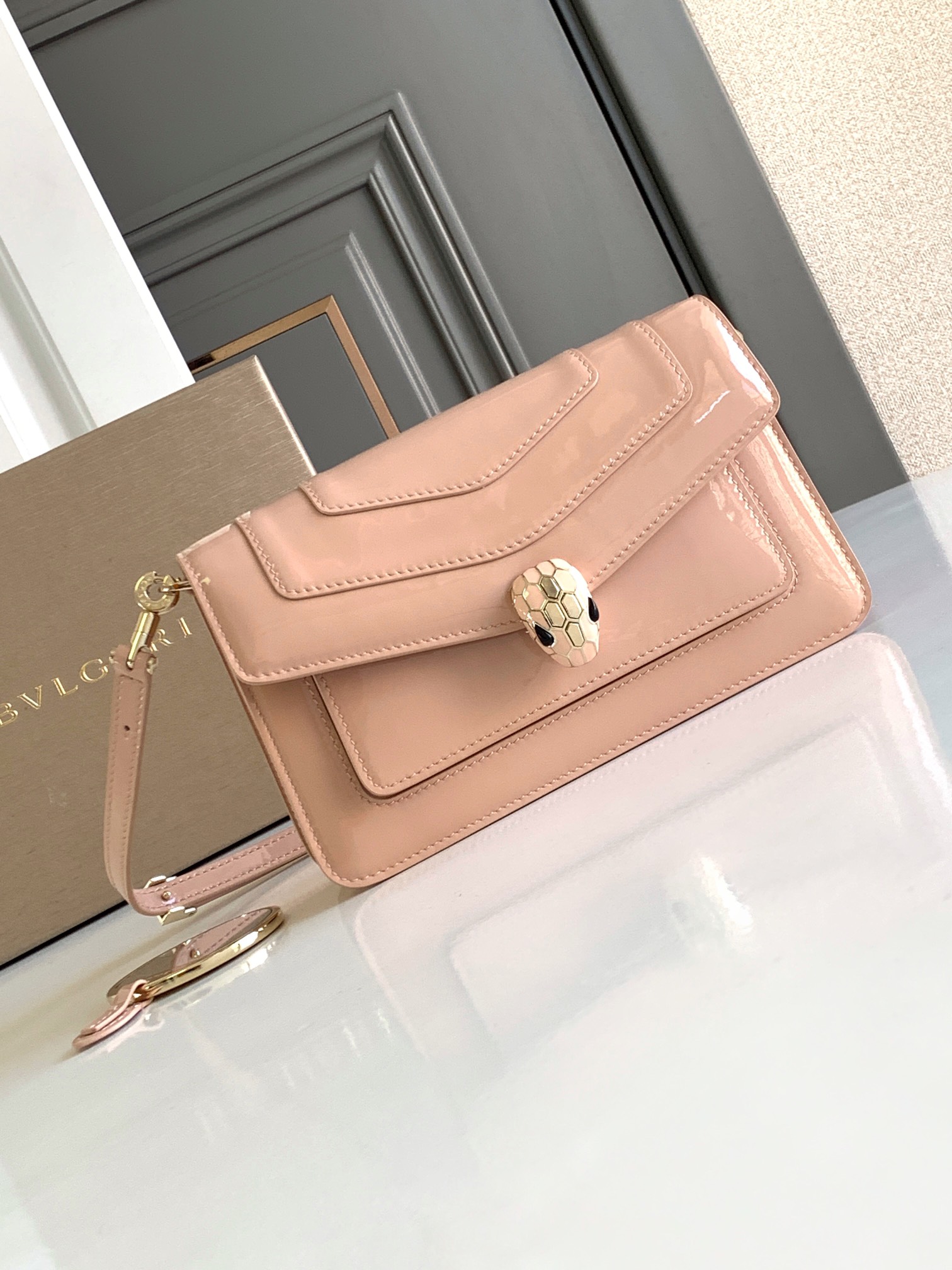 BVLGARI bulgari Serpenti Forever Shoulder Bag Leather