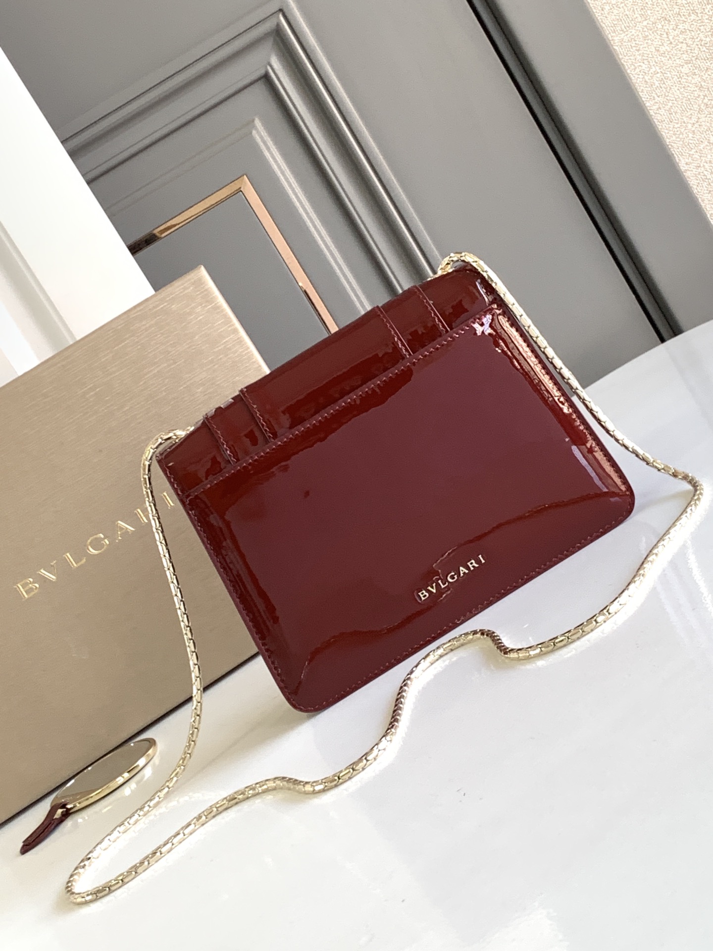 Bulgari Calf leather Serpenti Forever Crossbody Bag 293233 | Bvlgari