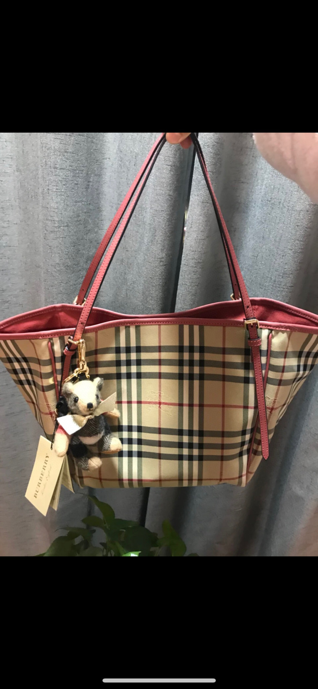 Burberry Haymarket Check Canterbury Tote Bag