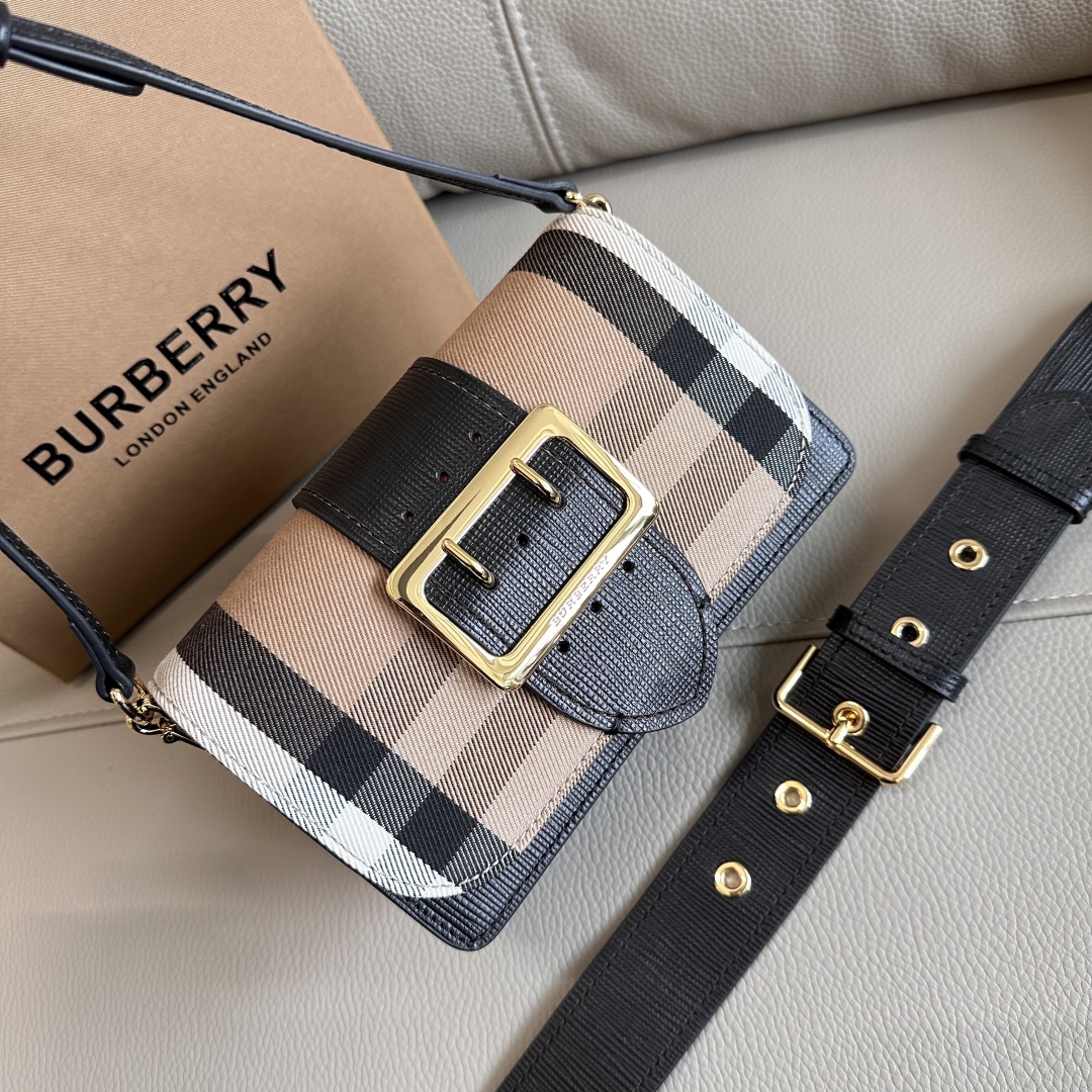 Burberry House Check Shoulder Bag – Brown Shoulder Bags,