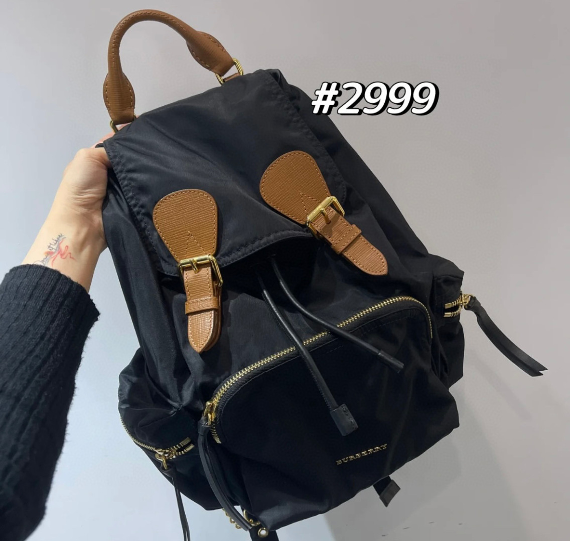Burberry Nylon Backpack – White Backpacks, Handbags – BUR503996