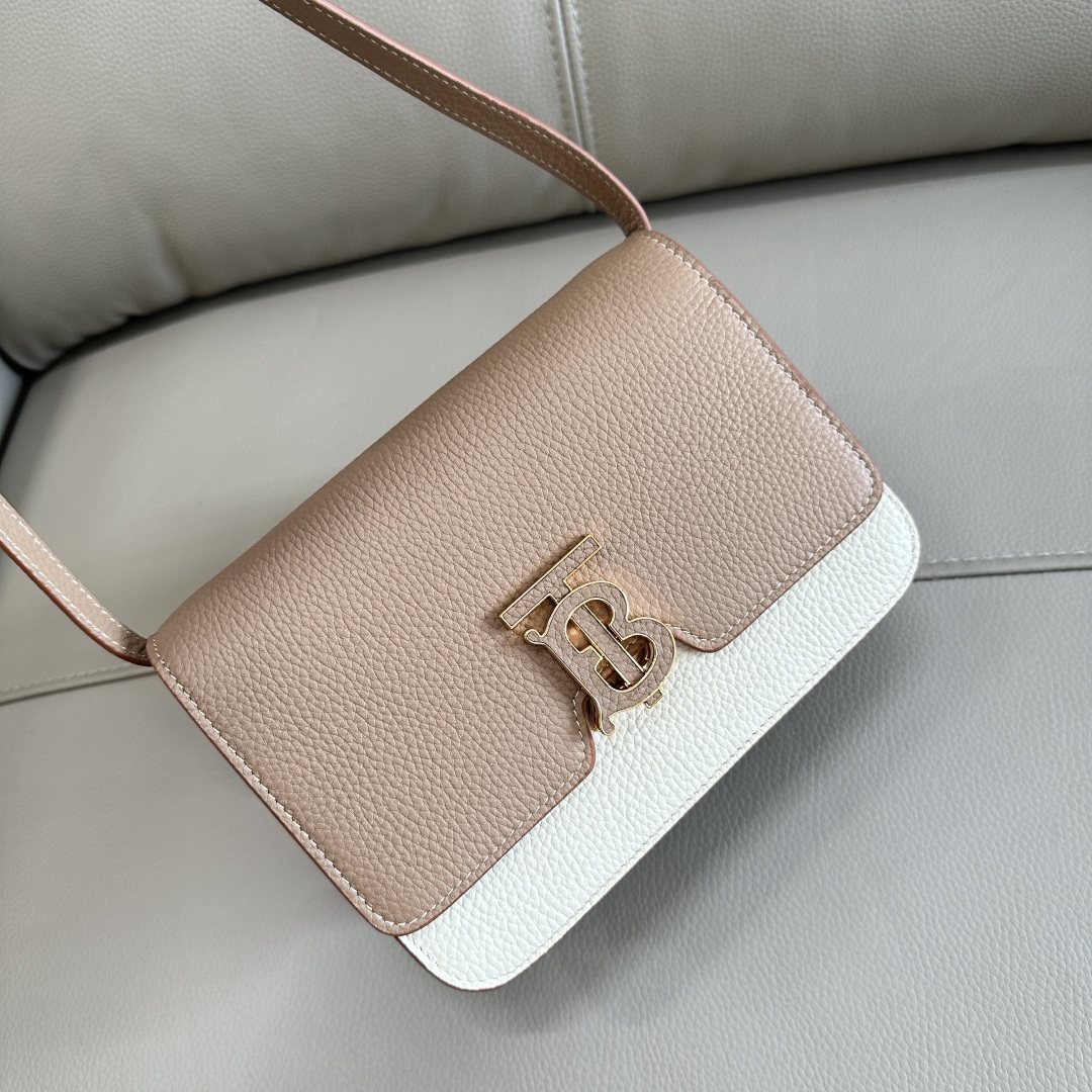 Burberry Logo Plaque Crossbody Bag  BURBERRY  00659