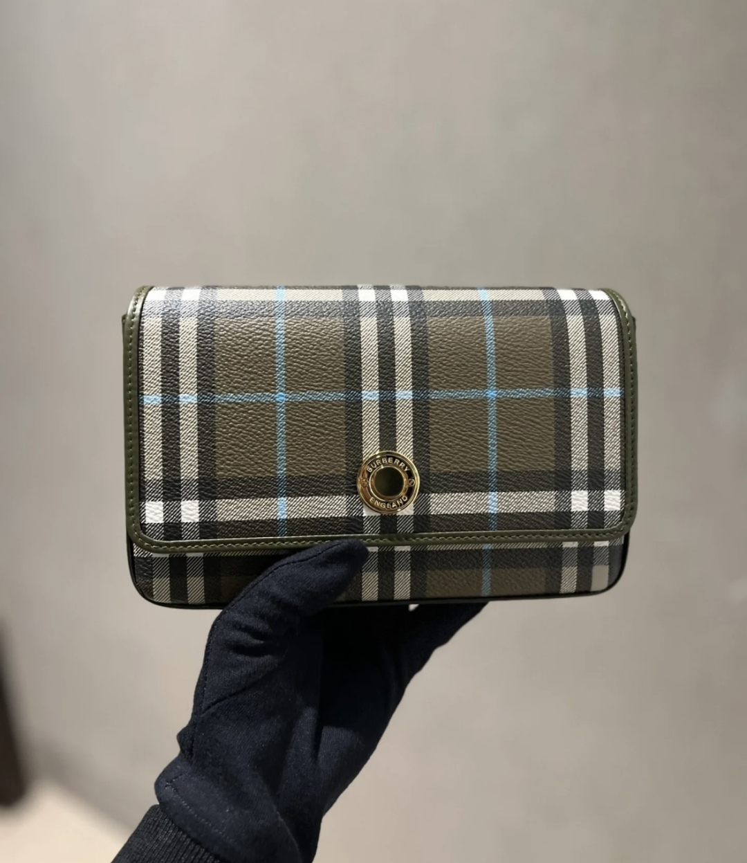 Burberry Mini Check Bowling Bag