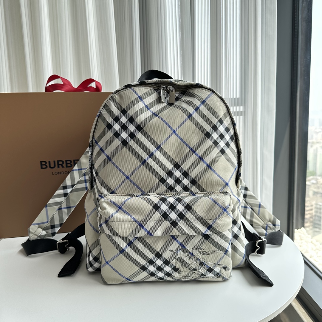Burberry Green Leopard Jett Backpack Burberry
