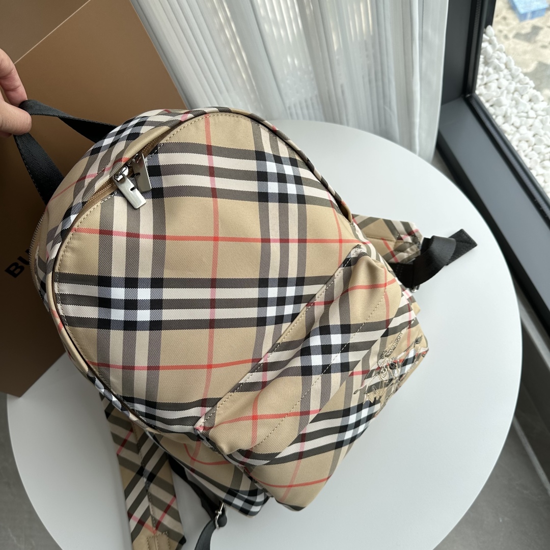 Balo Burberry Check Backpack ‘Archive Beige’