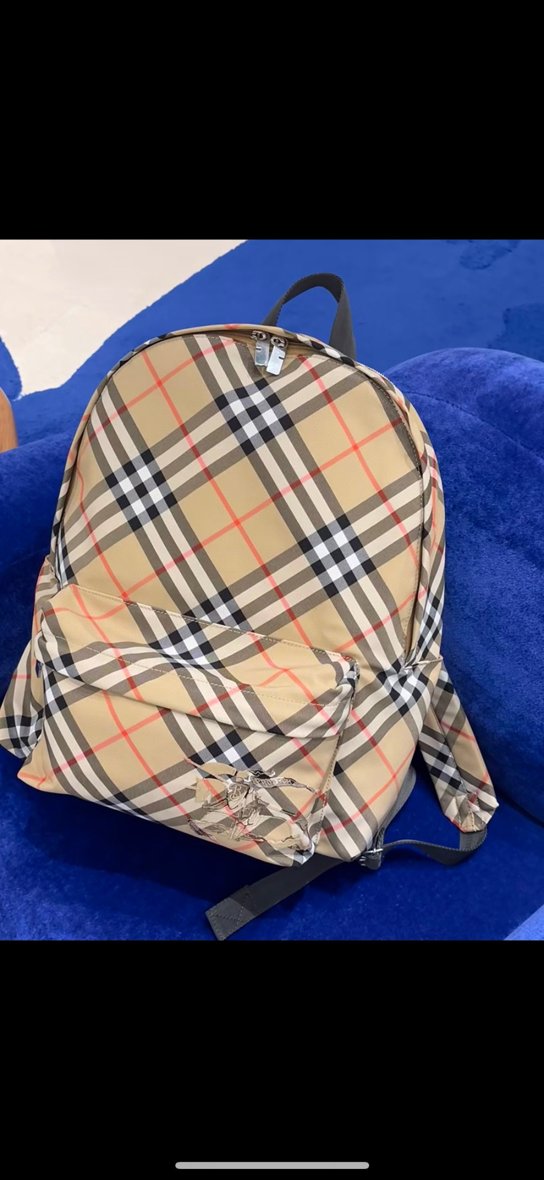 Balo Burberry Check Backpack ‘Archive Beige’