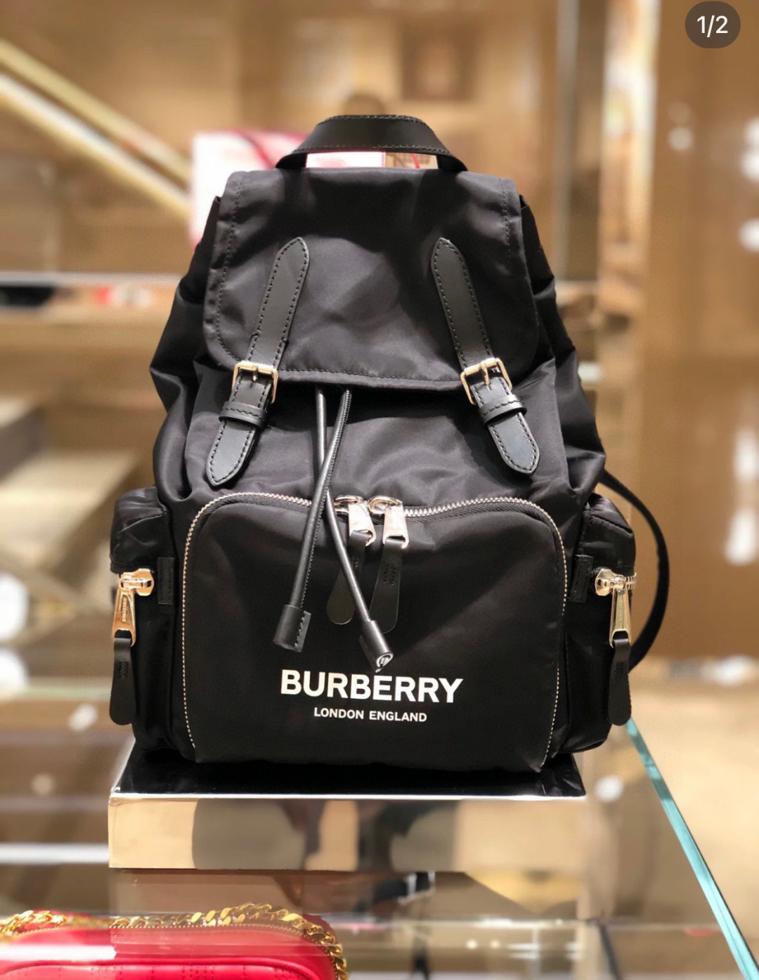 Burberry Women’s Rucksack Backpack Travel In Black