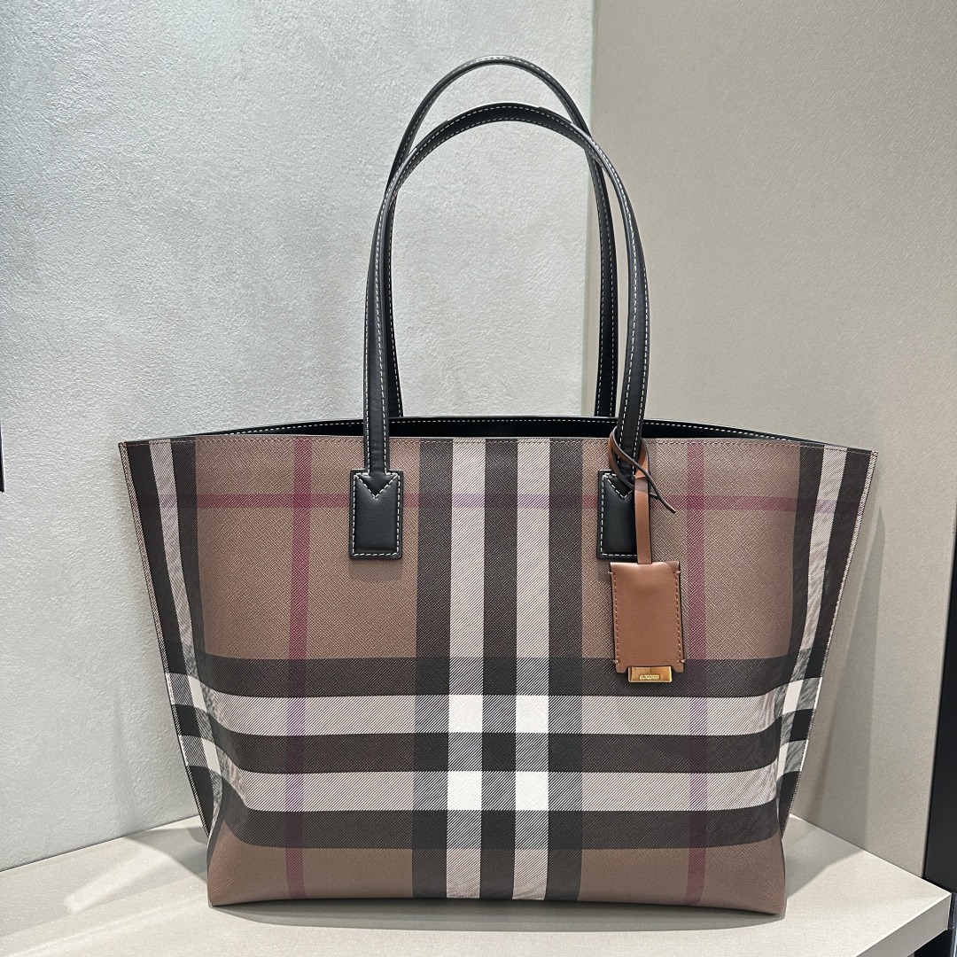 Brown ‘TB Medium’ shopper bag Burberry – Burberry pearl