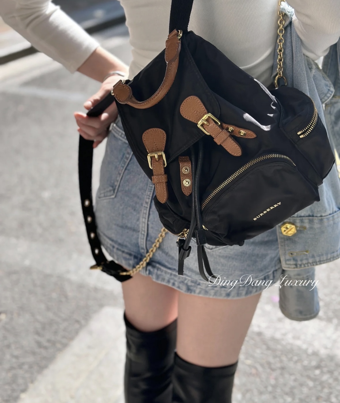 BURBERRY The Medium Rucksack Backpack Bag | eBay