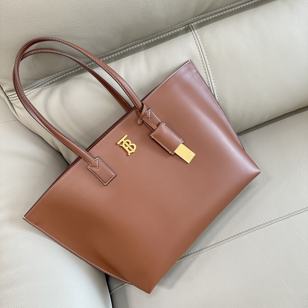 Burberry Monogram Medium schoudertas van kalfsle