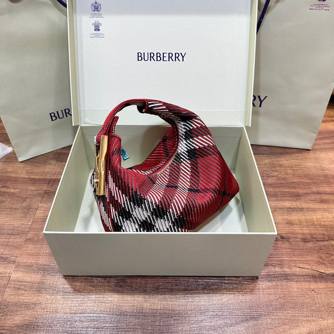 Burberry Mini Peg Tote Bag | Red | BURBERRY  01649