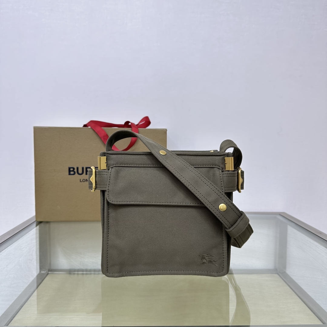 Burberry Logo Embroidered Trench Phone Shoulder Bag  Burberry 01649