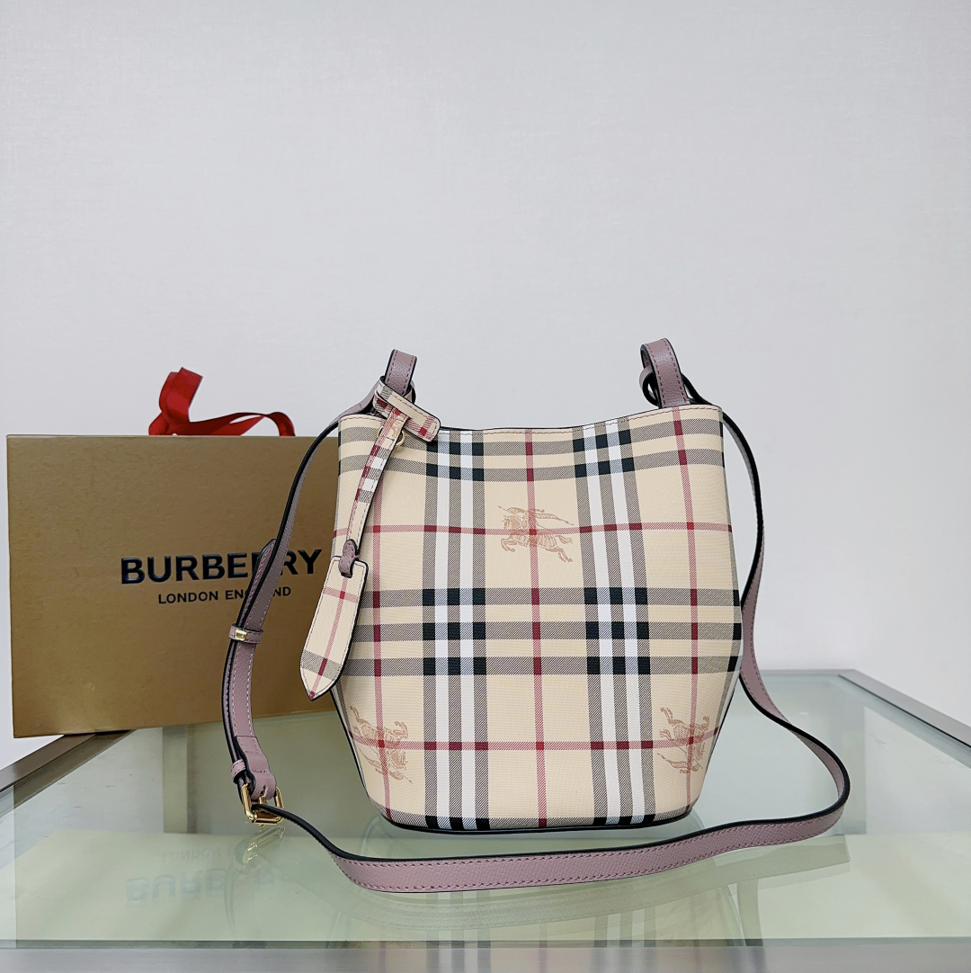 Burberry Nova Check Bucket Bag on SALE
