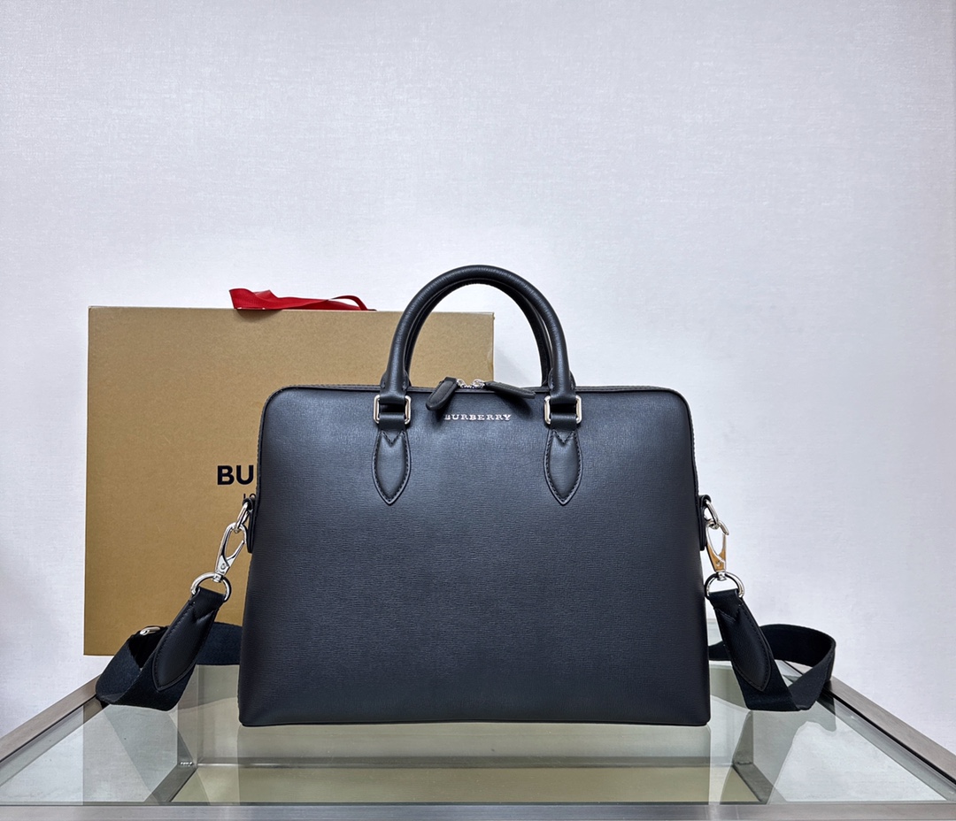 Burberry Leather Briefcase – Blue Briefcases, Bags –