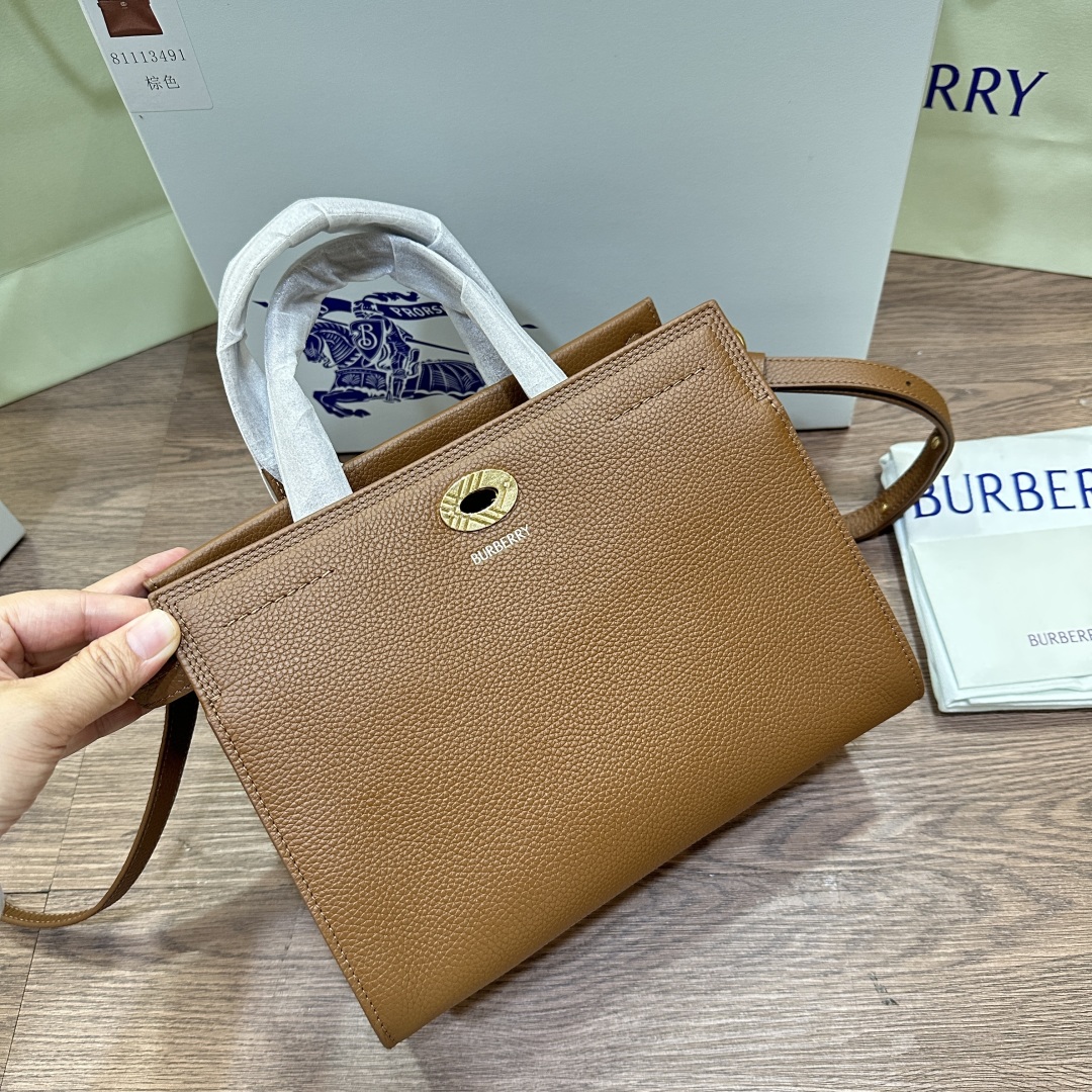 Burberry Half Cube Leather Crossbody Bag  BURBERRY  02188