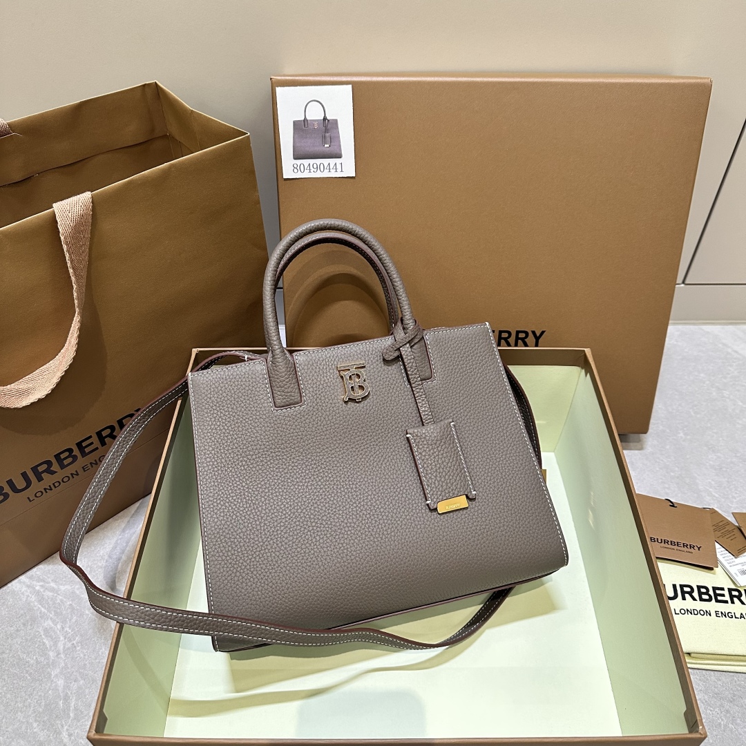 Burberry Mini `frances` tote bag – Grey – Women |Burberry 02209