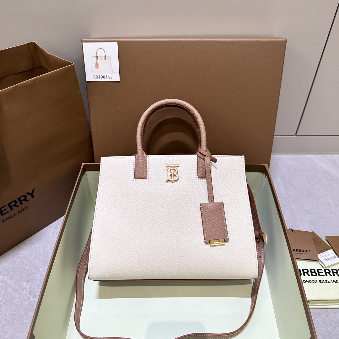 Burberry Calfskin Mini Frances Tote w/Tags – Neutrals Totes, Handbags – BUR438627 | The