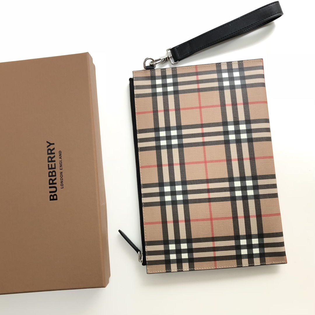 Burberry Nova Check Bag Clutch Bag Second Bag Men’s Burberry 02679