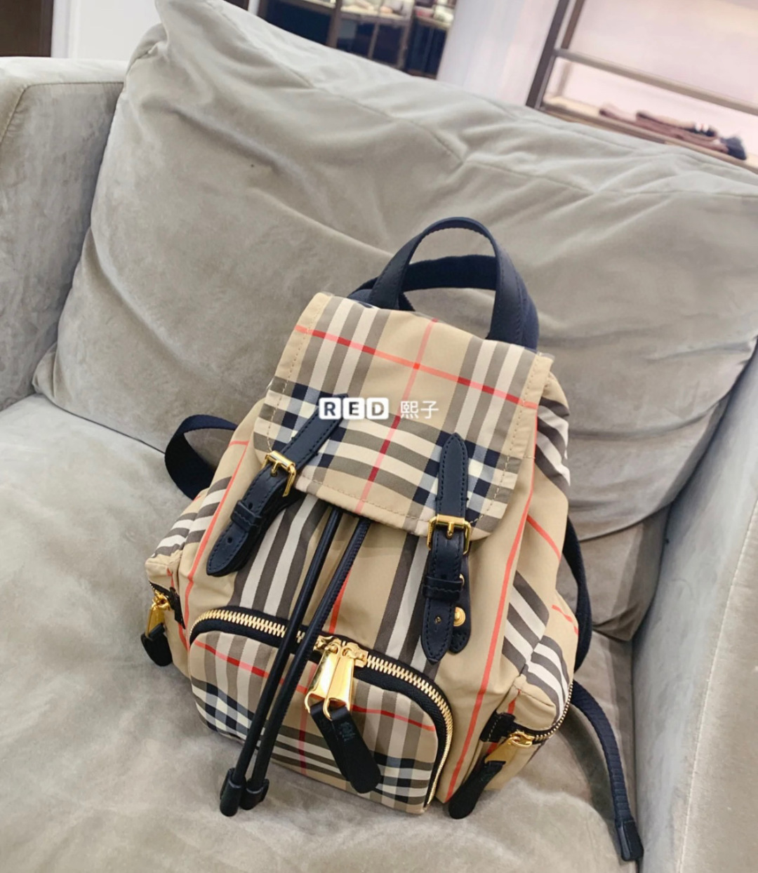 Burberry Medium Vintage Check Backpack |