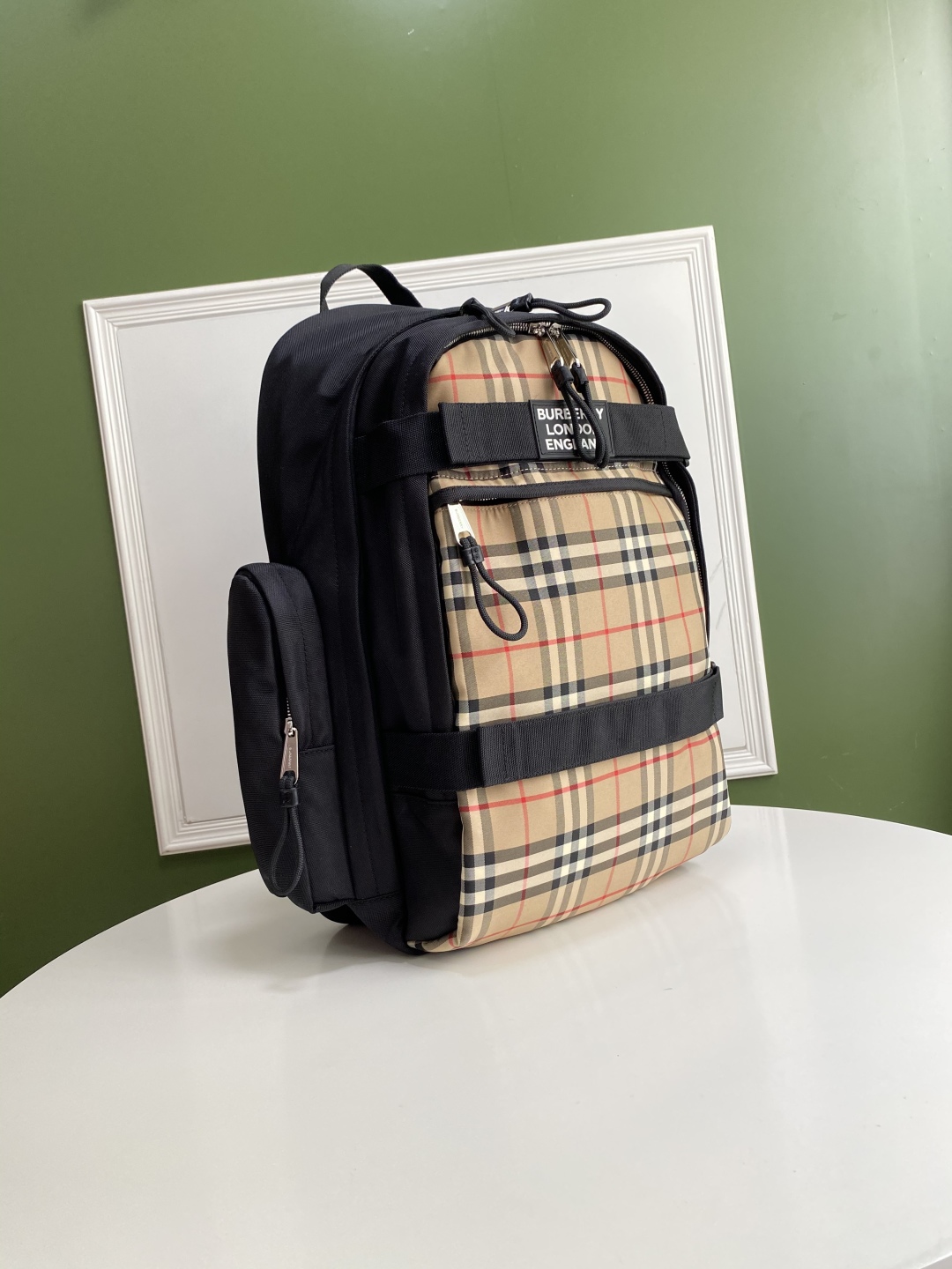 BURBERRY Vintage Check Backpack 8016106 Brown x beige | eBay
