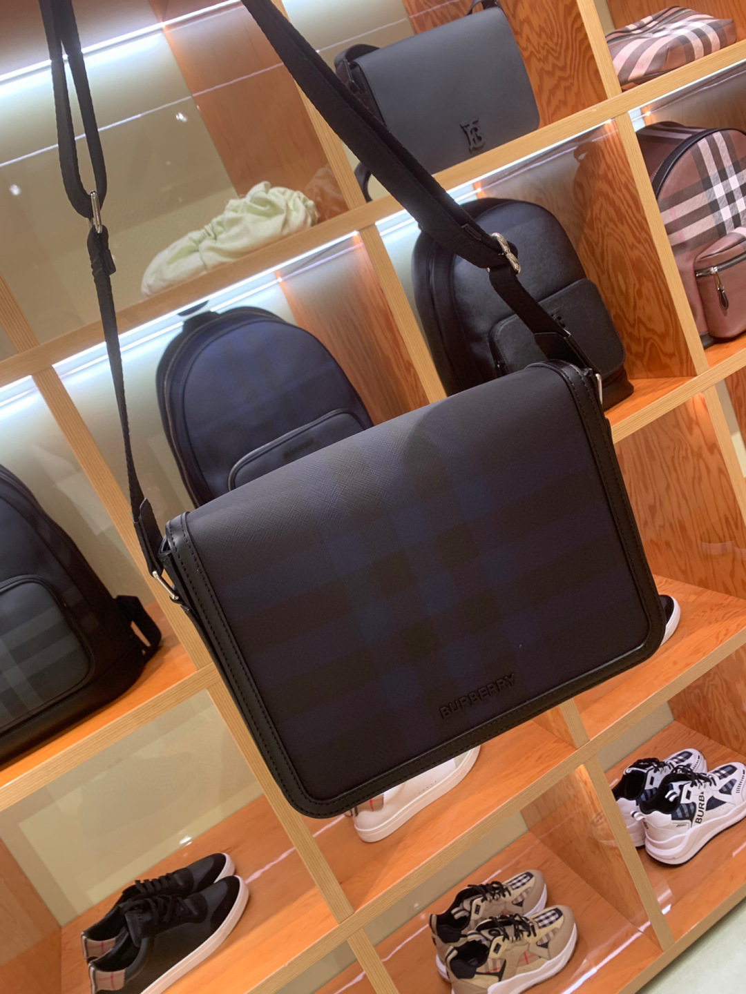 Burberry Men’s Alfred Small Messenger Bag