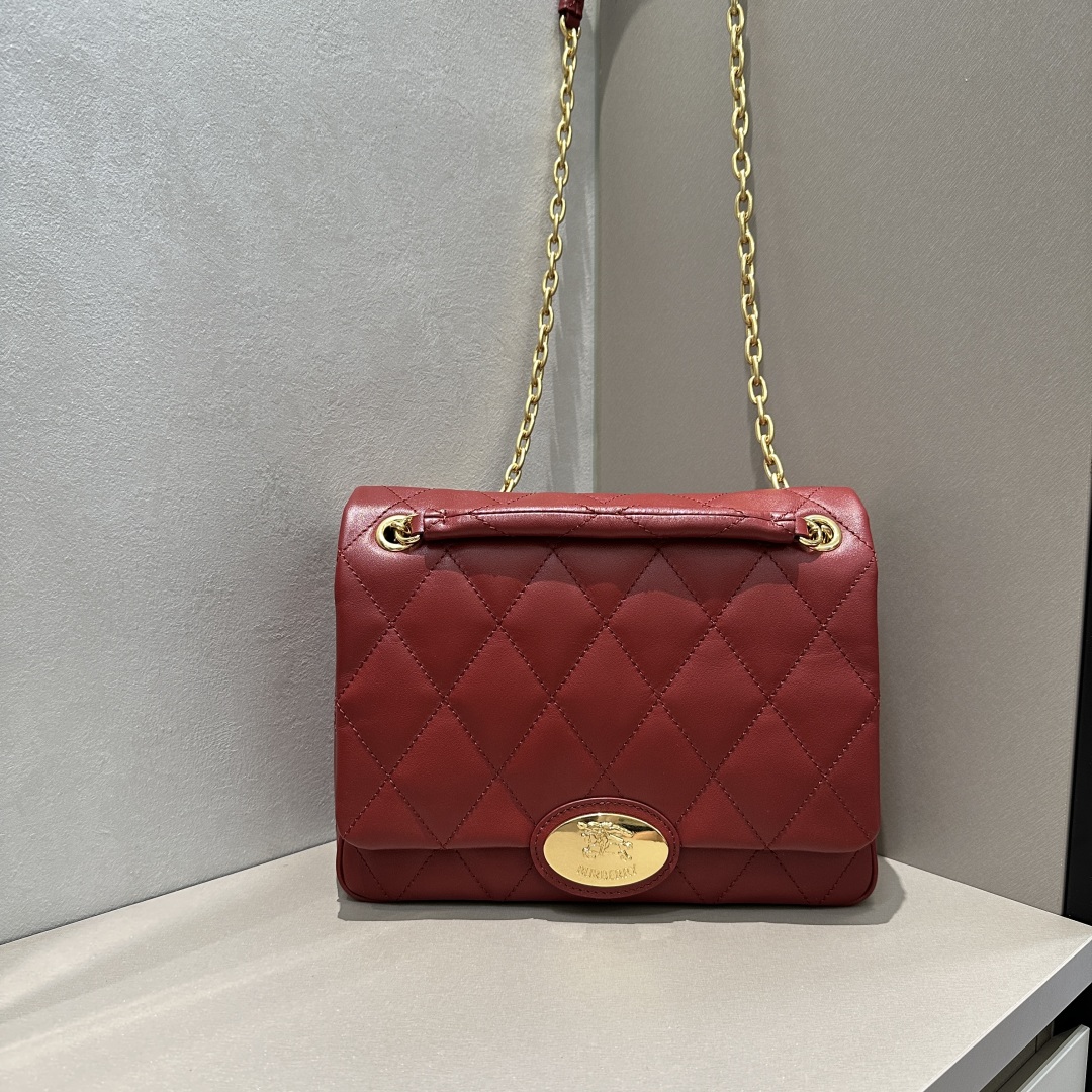 BURBERRY – Small Strand Quilted Leather Shoulder Bag  BURBERRY  03549