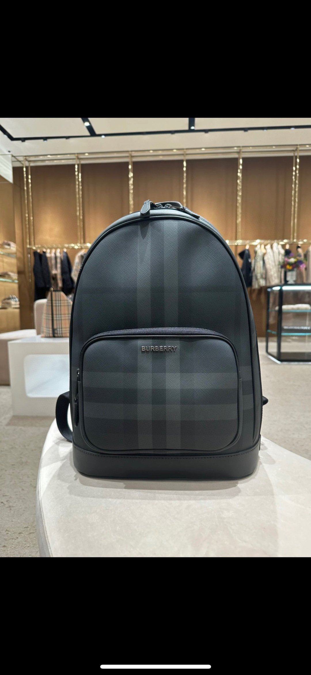 Burberry Men’s Jett Check Sling Backpack BURBERRY  03649