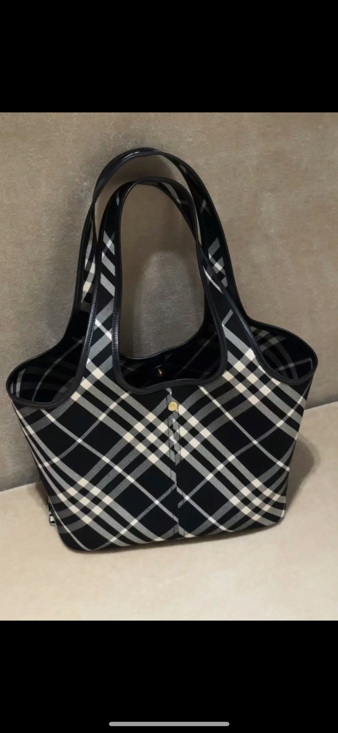 BURBERRY Black Cotton tote bag Burberry – burberry black wallet