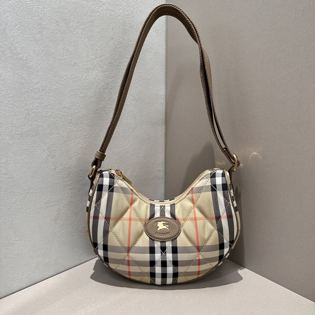 Burberry Burberry Check Fabric Shoulder Bag BURBERRY  03959