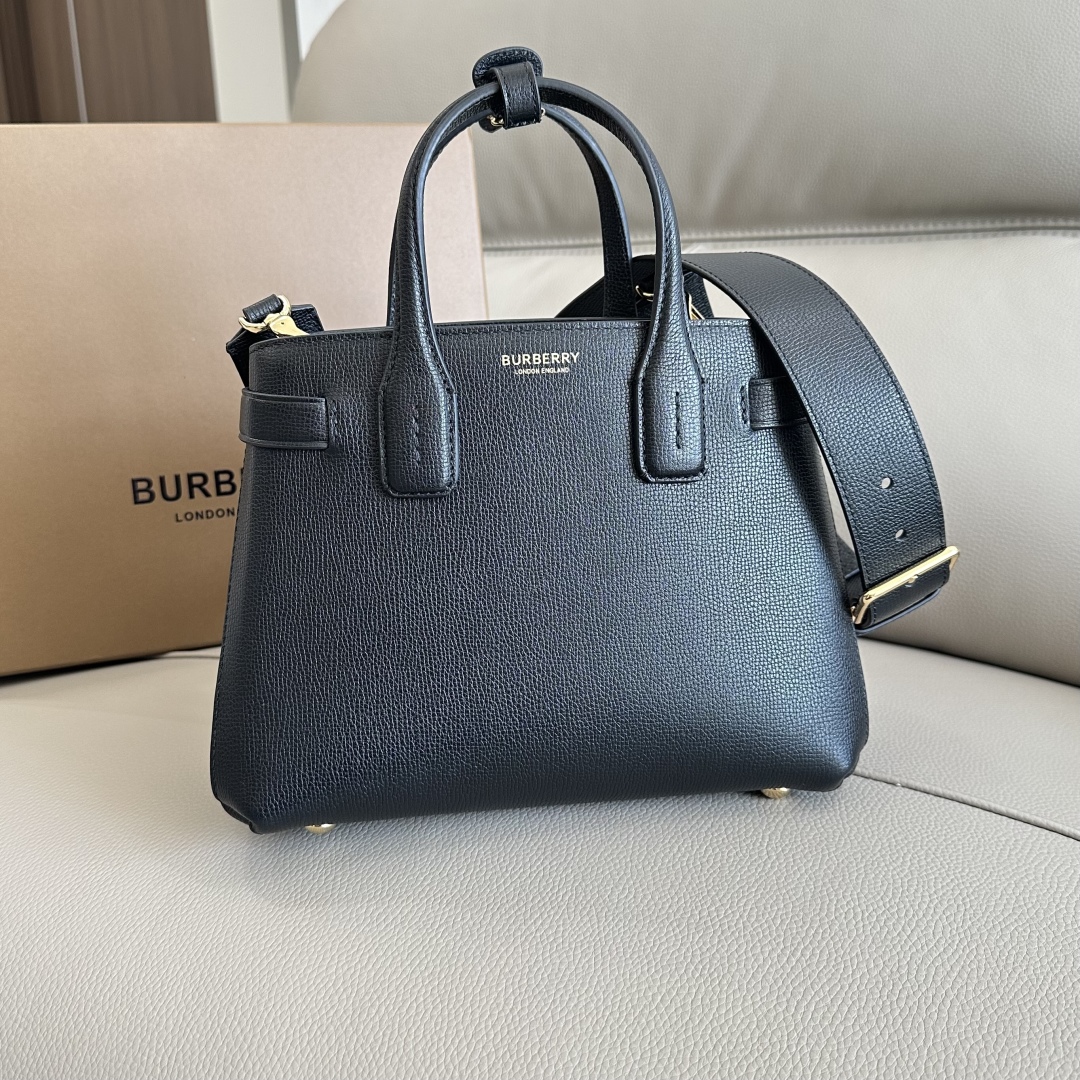 Burberry Leather Two Way Top Handle Bag on SALE BURBERRY  04089