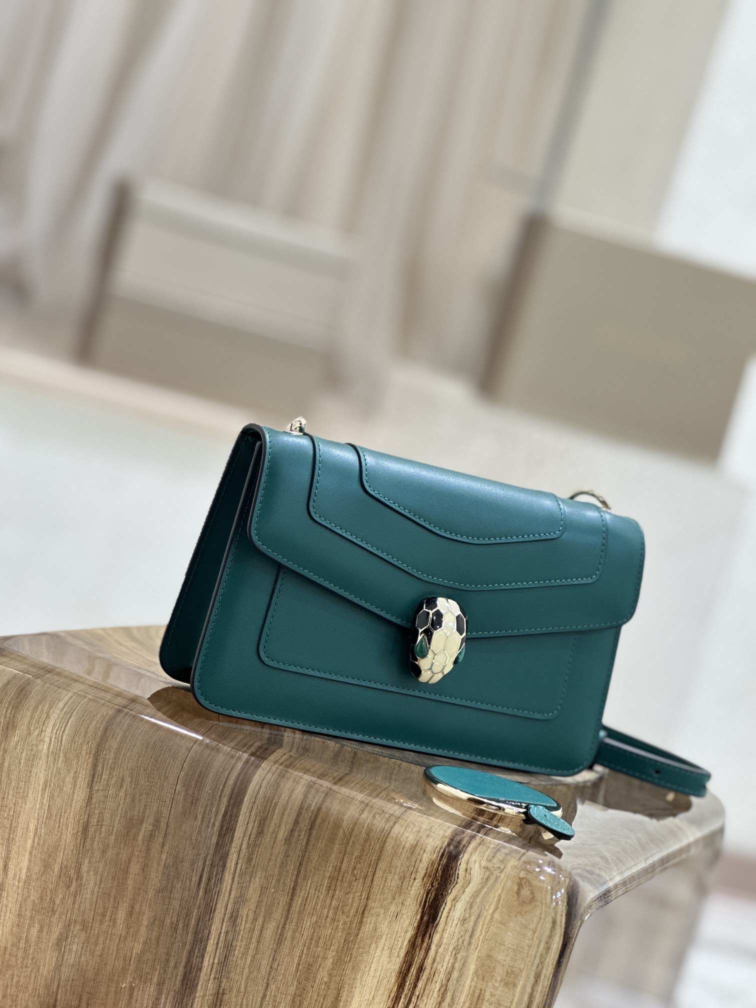 Bvlgari Serpenti Forever Shoulder Bag Leather Small
