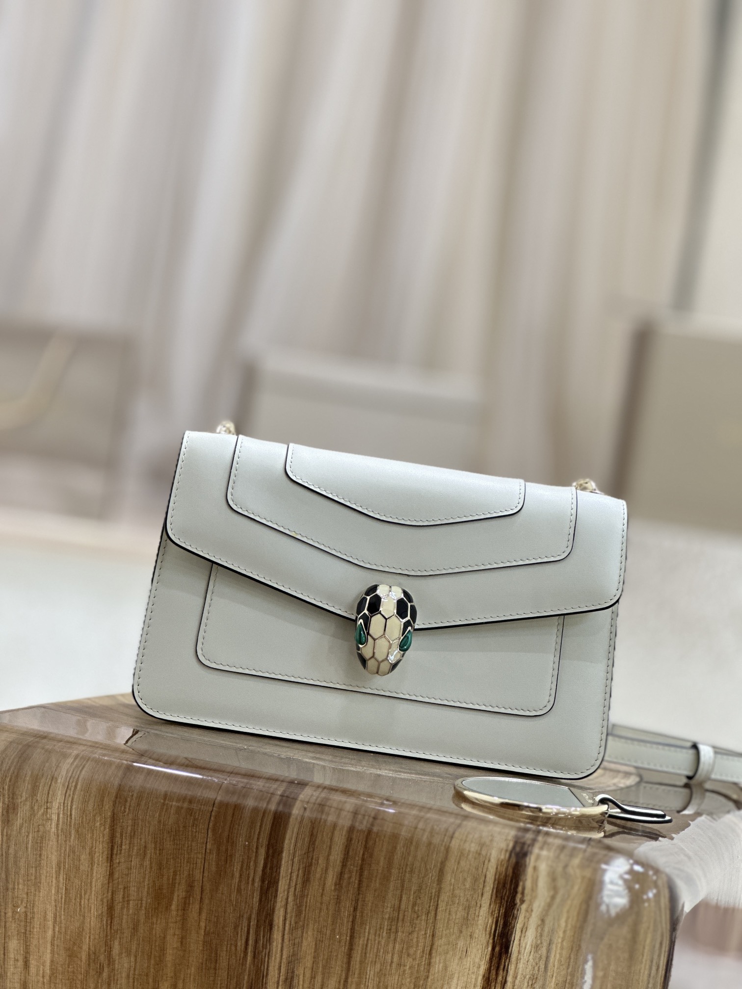 Bvlgari Serpenti Forever Small Leather Top Handle Crossbod